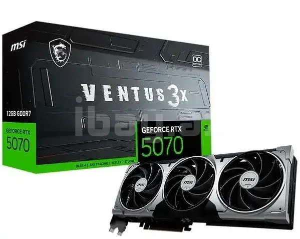 MSI GeForce RTX 5070 12G VENTUS 3X OC Видеокарта