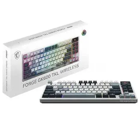 MSI FORGE GK600 TKL WIRELESS SKY 83 Düyməli Mexaniki Gaming Klaviatura 2