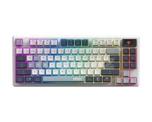 MSI FORGE GK600 TKL WIRELESS SKY 83 Düyməli Mexaniki Gaming Klaviatura 3