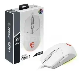 MSI Clutch GM11 White 5000 DPI RGB Simli Gaming Siçanı