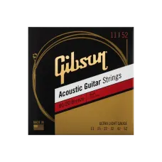 Gibson 80/20 Bronze – Струны для Акустической Гитары, Ultra-Light Gauge