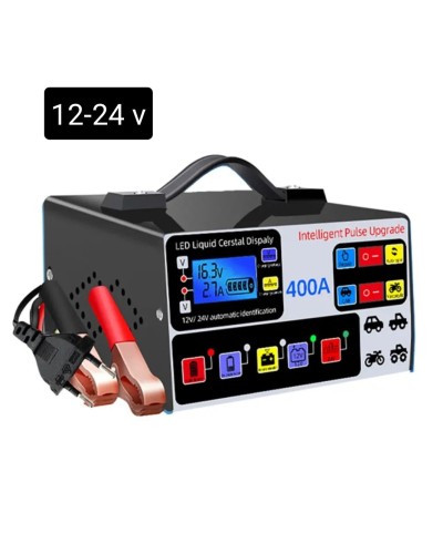 Professional Akkumulyator Doldurucu və Start Cihazı (12V/24V - 400A)