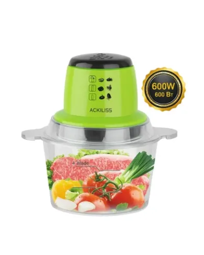 Ackiliss ACL-96654 Green Paslanmaz Polad Bıçaqlı Mətbəx Doğrayıcısı (Rondo)