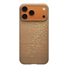 Apple iPhone 17 Pro Max üçün Pitaka Golden Glint PitaTap Qoruyucu Qab, Qızılı