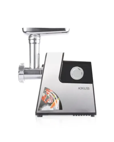 Elektrik Ətçəkən Ackiliss ACL-3379 Silver Paslanmaz Polad Bıçaqlı Qiyməçəkən Maşın