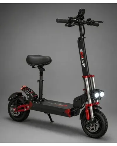 Электросамокат ABC-Q22 48W (Черно-Красный)