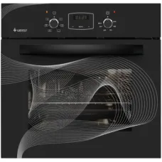 GEFEST 622-02 К26 Quraşdırılan Elektrikli Soba, Qara Şüşə Sensorlu