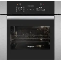 GEFEST DA 622-02 H3 Modern Elektron Displeyli Quraşdırılan Elektrik Sobası, Paslanmaz Polad