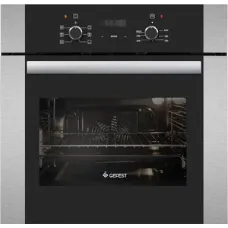 GEFEST DA 622-02 H3 Modern Elektron Displeyli Quraşdırılan Elektrik Sobası, Paslanmaz Polad
