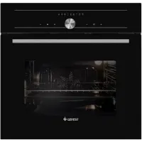 GEFEST DA 622-05 S Klasik Retro Dizaynlı Çoxfunksiyalı Quraşdırılan Elektrik Sobası, Antrasit