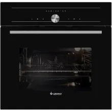 GEFEST DA 622-05 S Klasik Retro Dizaynlı Çoxfunksiyalı Quraşdırılan Elektrik Sobası, Antrasit