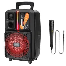 HOCO BS37 Portativ Bluetooth Dinamik | 8 Düymlük Karaoke Musiqi Sistemi