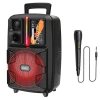 HOCO BS37 Portativ Bluetooth Dinamik | 8 Düymlük Karaoke Musiqi Sistemi