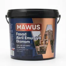 Акриловая Фасадная Эмульсия Класса Эконом Mawus