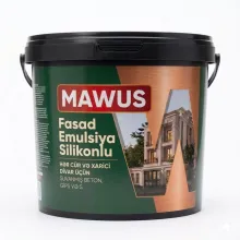 Силиконовая Фасадная Эмульсия Высокой Кроющей Способности Mawus