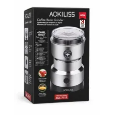 Qəhvəüyüdən Ackiliss ACL-7113 Silver Paslanmaz Polad Bıçaqlı Elektrikli Ədviyyat Üyüdən