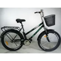 Stream 26" ZV-773252 İdman Velosipedi 40mm Profil Diskli (Qara/Yaşıl)