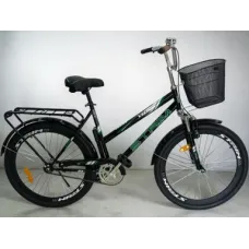 Stream 26" ZV-773252 İdman Velosipedi 40mm Profil Diskli (Qara/Yaşıl)