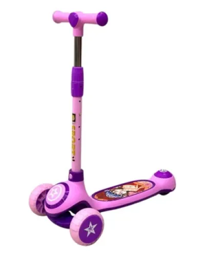 Uşaq Skuteri Sport 2346-pink İşıqlı Təkərlərlə (Çəhrayı)