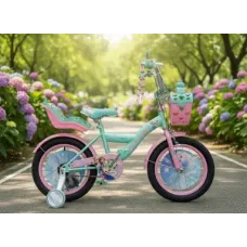 Uşaq Velosipedi ABC 16" Çəhrayı/Bənövşəyi Kombinasiyalı