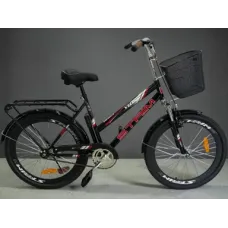 Velo Stream JU191 Şəhər Velosipedi 24" Mavi