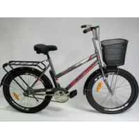 Velo Stream JU191 Şəhər Velosipedi 24" Qırmızı