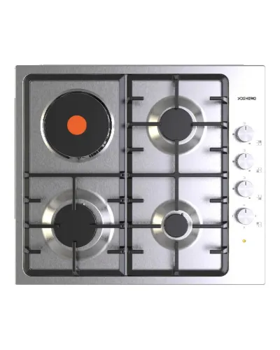 Комбинированная варочная панель Yoshiro YBH-M36V300S 3 газовые и 1 электрическая конфорка