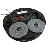 Robot Tozsoran Roborock Saros 10R – Uzanan FlexiArm Mop və Kompakt Qövsvarı Ağıllı Stansiya (Qara)