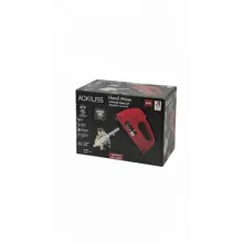 Əl Mikseri Ackiliss ACL-6653 Red Elektrikli Qırmızı Yumurta Çalan və Xəmir Yoğuran