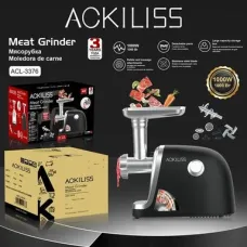 Ətçəkən Maşın Ackiliss ACL.3376 Black Güclü Elektrikli Elektrikli Qiyməçəkən