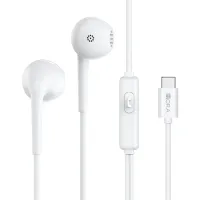 1HORA AUT124 Проводные Наушники Type-C 3.5mm White
