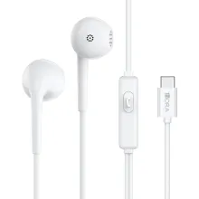 1HORA AUT124 Naqilli Qulaqlıq Type-C 3.5mm White