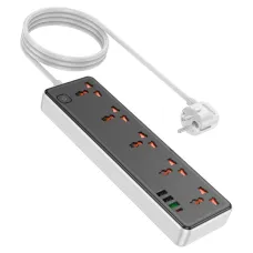 Hoco AC14A 5 Rozetkalı 30W Universal Elektrik Uzadıcısı