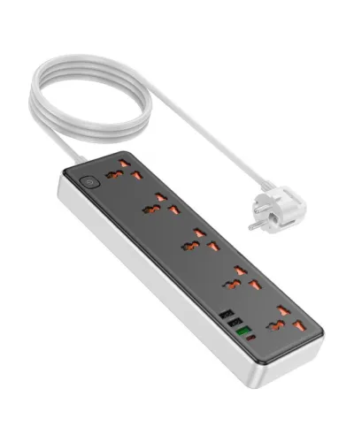 Hoco AC14A 5 Rozetkalı 30W Universal Elektrik Uzadıcısı
