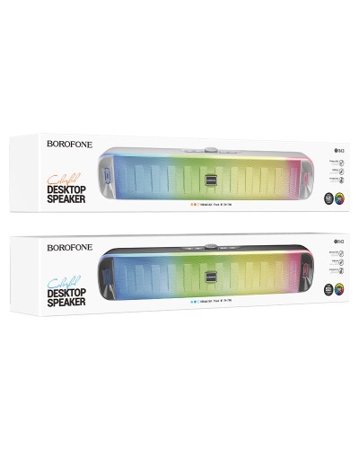 BOROFONE BR43 Colorful Bluetooth Masaüstü Dinamik 10W RGB 2400mAh