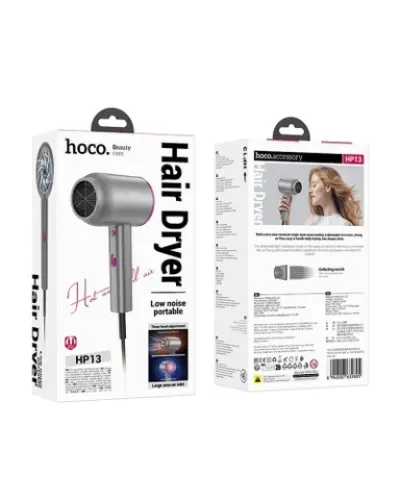 HOCO HP13 Фен для Волос 1600W с Горячим и Холодным Воздухом