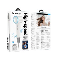 HOCO HP16 Фен для Волос 1650W 110000 об/мин с Магнитной Насадкой