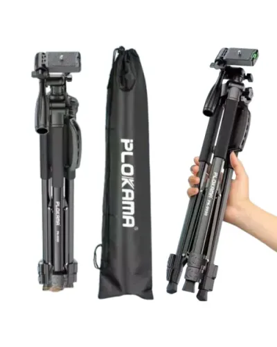 Plokama PK-9999 Kamera və Videokamera Üçayaqlı | 210 sm peşəkar tripod