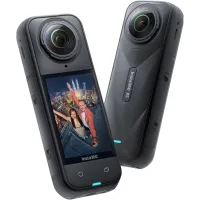 Insta360 X5 Black Ekşn Kamera 8K 72MP 360° Video Stabilizasiyalı
