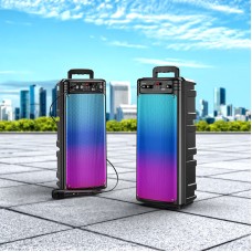 HOCO BS52 Billowing Portativ Karaoke Dinamik 20W RGB və Mikrofon