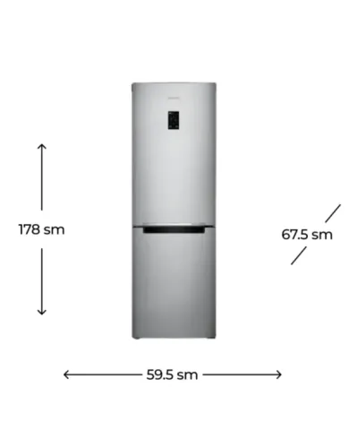 Samsung RB29FERNDSA/WR Soyuducu 290L No Frost A+ İnverter İki Qapılı
