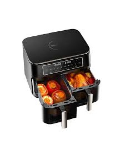 Tasti™ DZ30 Air Fryer – 11L Dual, 3000W, Buxar + 360° Cyclonic Heat, 8 Proqram, LED