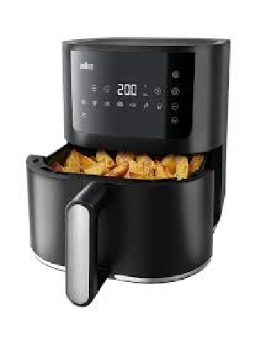 Braun Air Fryer – 6L, 2000W, 20 Proqram, Elektron İdarəetmə, Qara