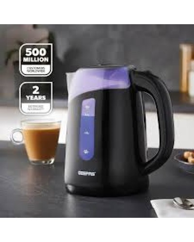 Geepas GK38027 Elektrik Çaydan – 1.7L, 2200W, Paslanmayan Polad