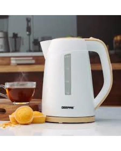 Электрический чайник Geepas GK6122 – 1.7 л, 2200 Вт, Нержавеющая сталь