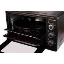 Hoffmann F3700 Black Elektrik Soba – 37L, 1400W, Termostat və Taymer