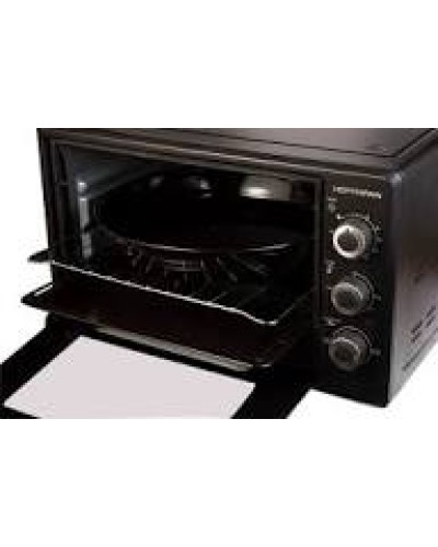 Hoffmann F3700 Black Elektrik Soba – 37L, 1400W, Termostat və Taymer
