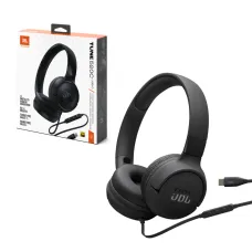 JBL Tune 520C USB-C Wired Black – Наушники Hi-Res Audio с Pure Bass