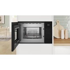 Mikrodalğalı soba Bosch BEL554MB2 25L Qril Elektron Qara Quraşdırılan