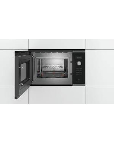 Mikrodalğalı soba Bosch BEL554MS0 25L Qril Elektromexaniki Qara Quraşdırılan
